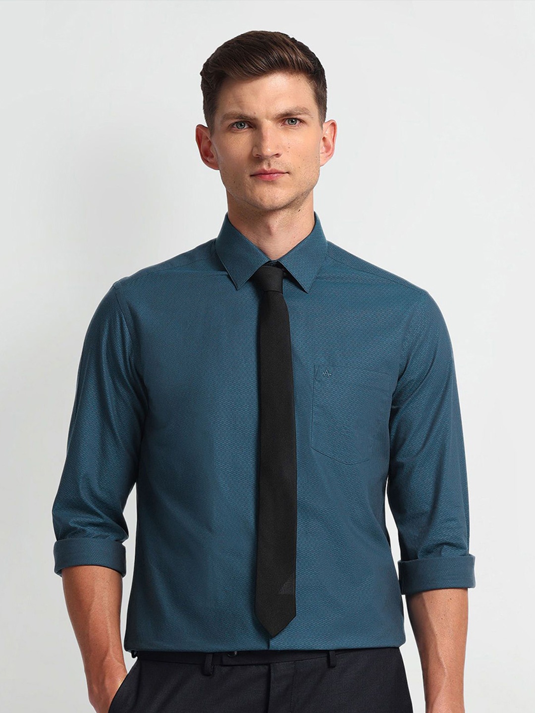 

Arrow Men Slim Fit Opaque Formal Shirt, Blue