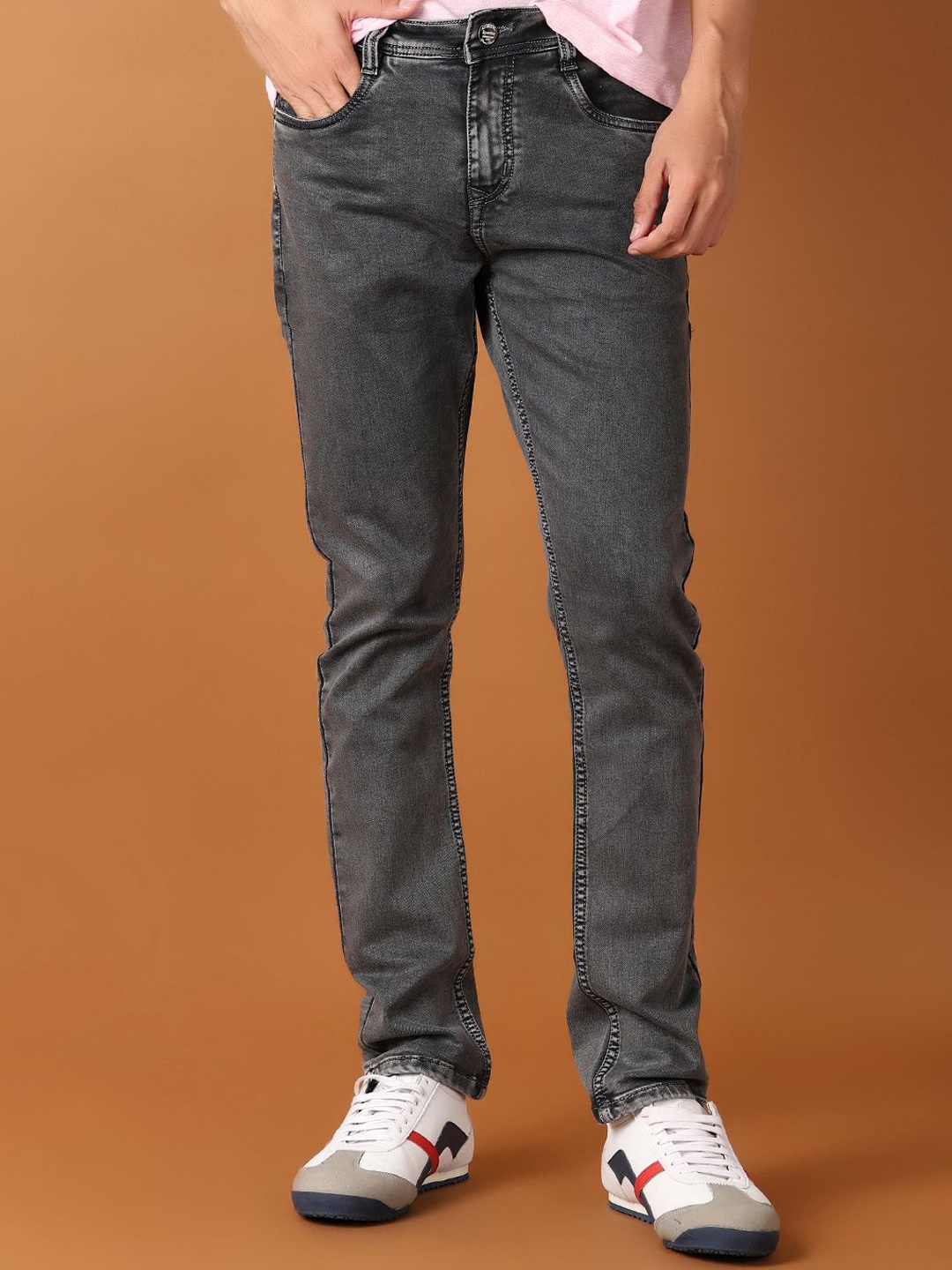 

V-Mart Men Slim Fit Jeans, Grey