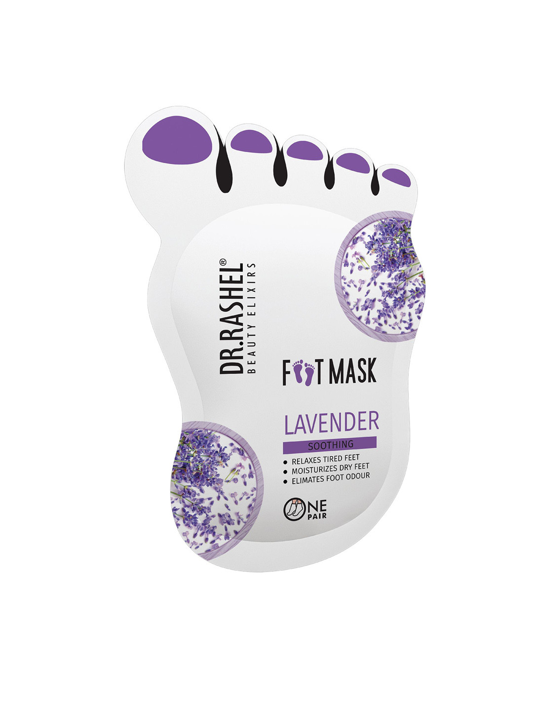 

DR.RASHEL Lavender Foot Mask 20 g, Purple