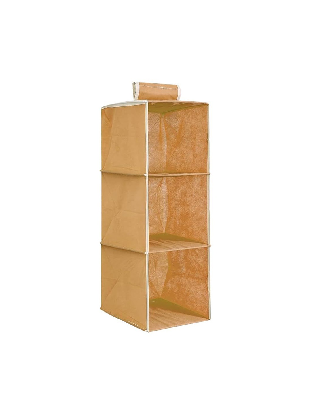 

prettykrafts Beige 3 shelves Reusable Multi-Utility Organisers