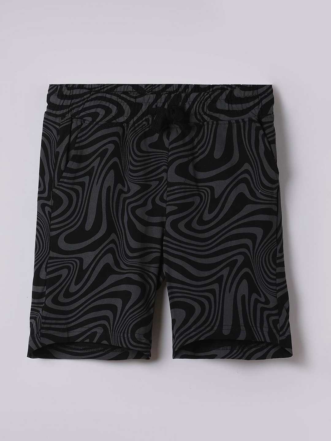 

Fame Forever by Lifestyle Boys Printed Cotton Regular Shorts, Black