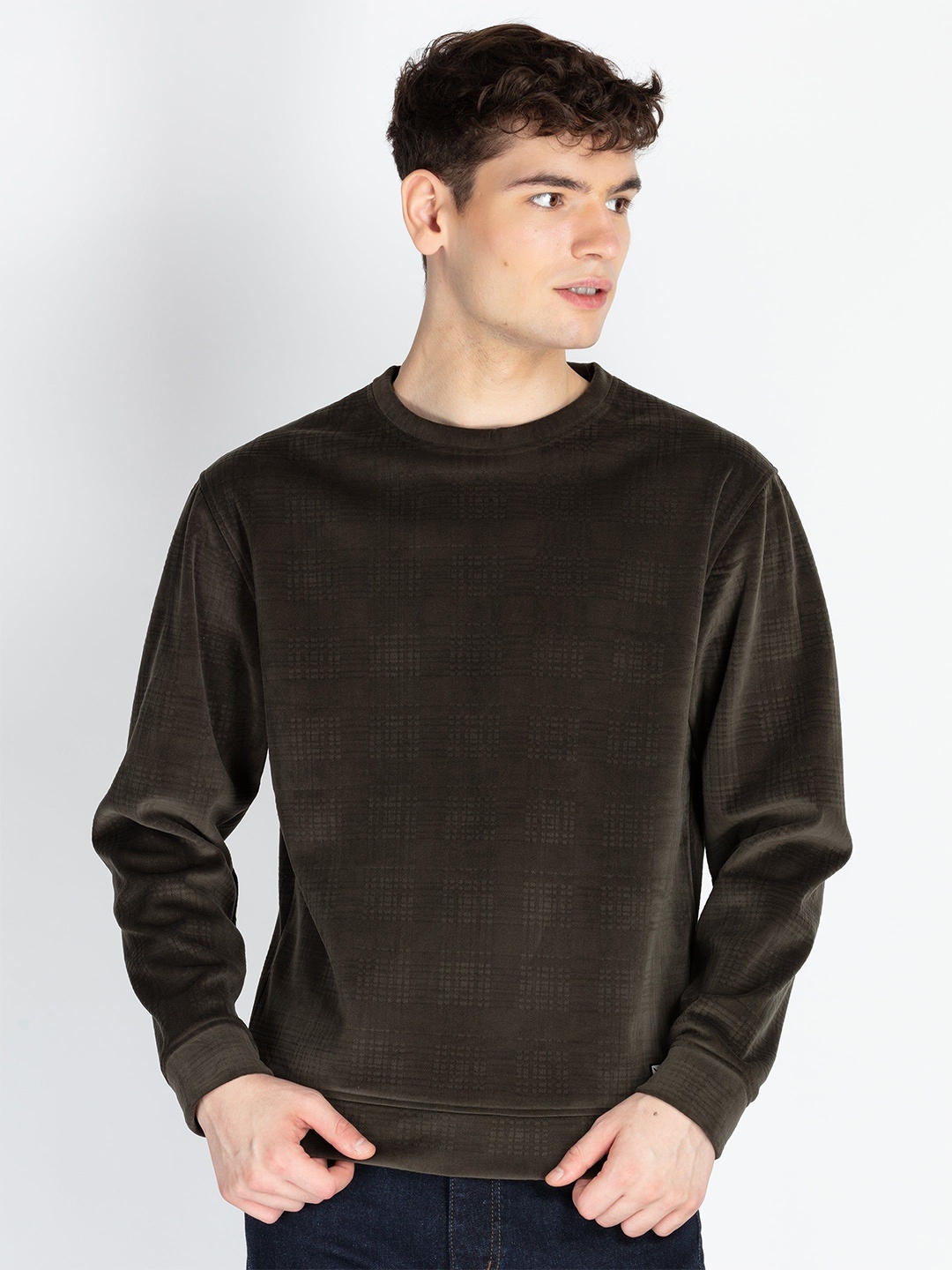 

Status Quo Men Hooded Sweatshirt, Olive