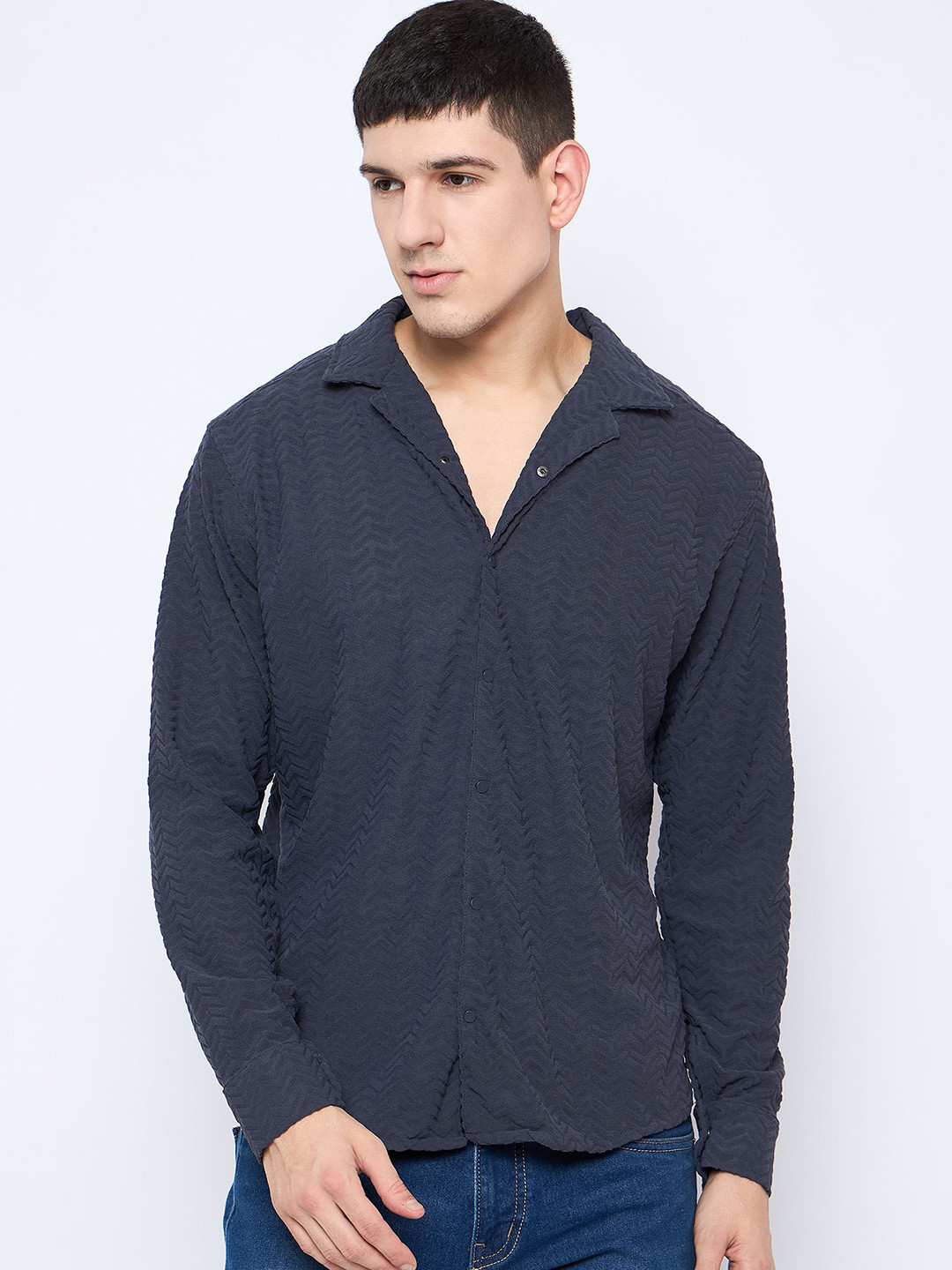

Parcel Yard Men Comfort Opaque Party Shirt, Grey