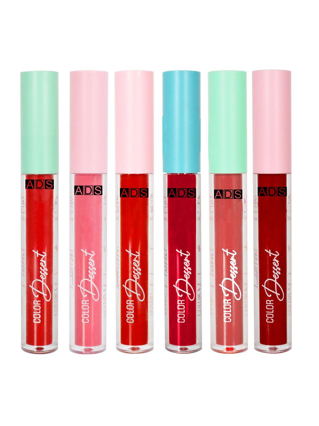 

A.D.S Set Of 6 Ultra Long-Lasting Liquid Matte Lipstick-4ml Each-01-02-03-04-05-06, Multi