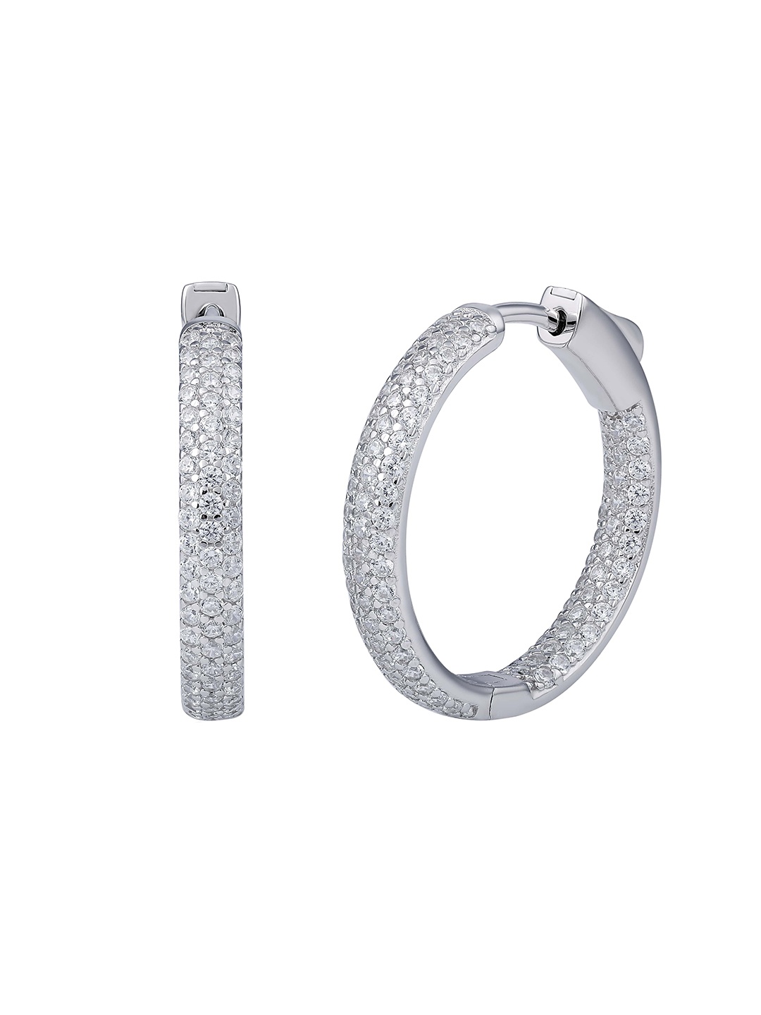 

Anouk Contemporary Hoop Earrings, Silver