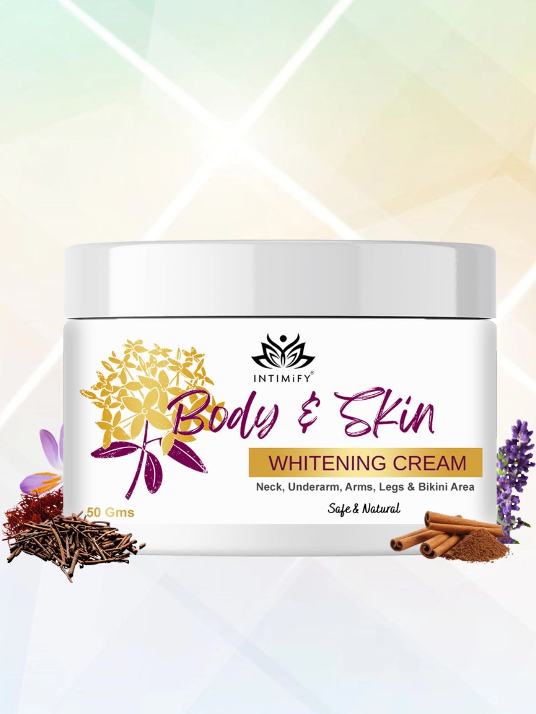 

INTIMIFY Body & Skin Whitening Cream With Vitamin E - 50 g, White