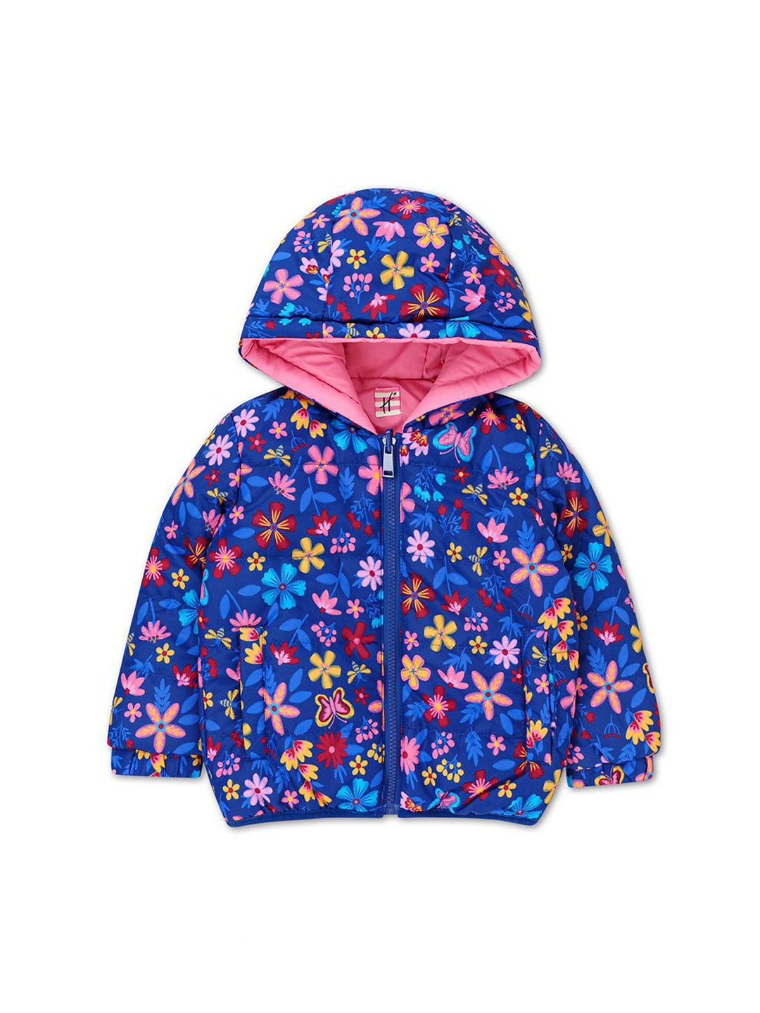 

H By Hamleys Girls Floral Insulator Puffer Jacket, Multi