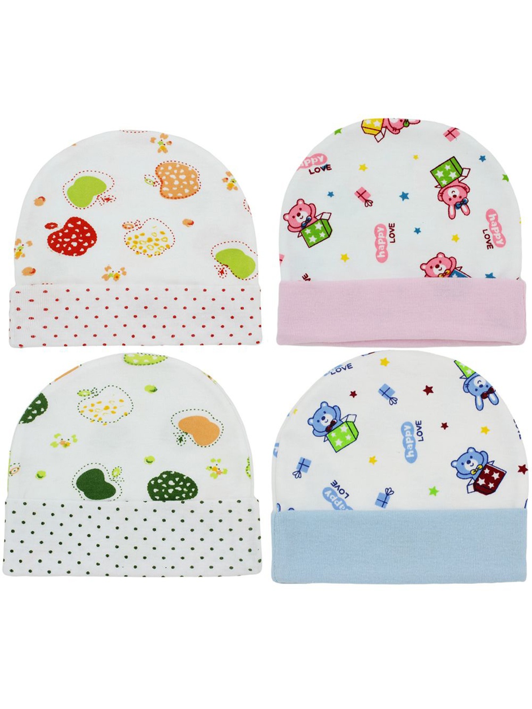 

BAESD Unisex Kids Printed Beanie, Blue
