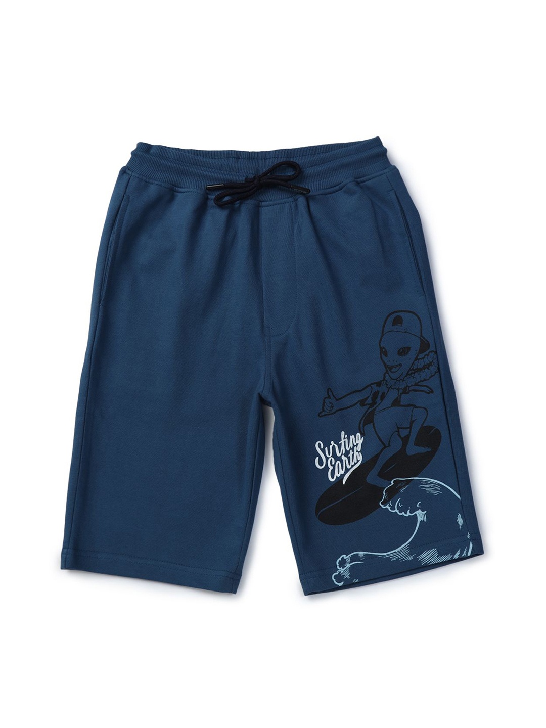 

Gini and Jony Boys Printed Regular Fit Shorts, Blue