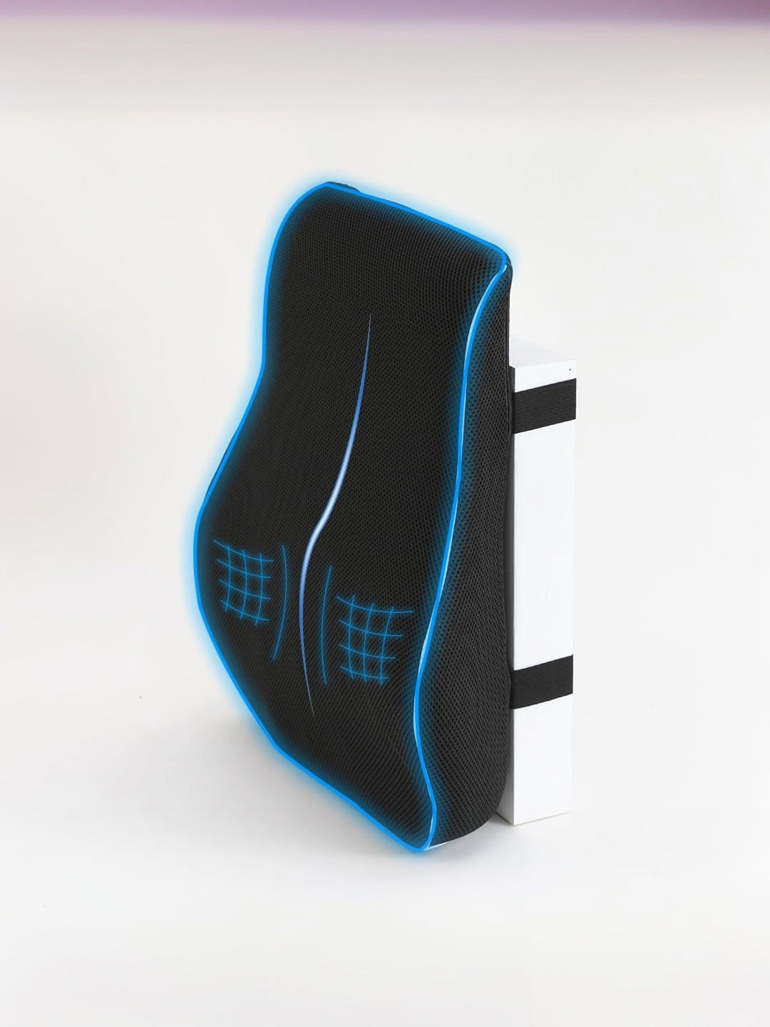 

Savya Home Black Foam Back Rest Pillows