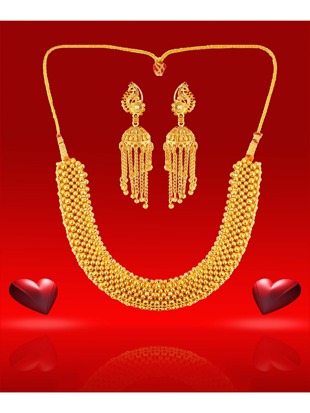 

Heer Collection Gold-Plated Jewellery Set