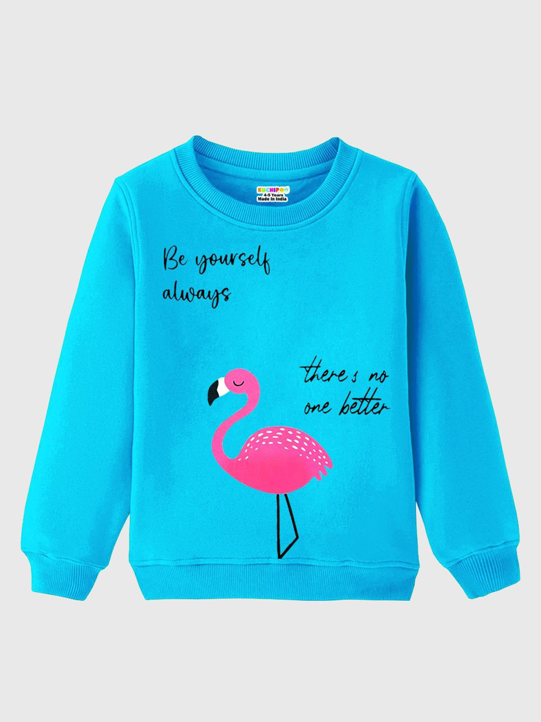 

KUCHIPOO Boys Printed Sweatshirt, Blue