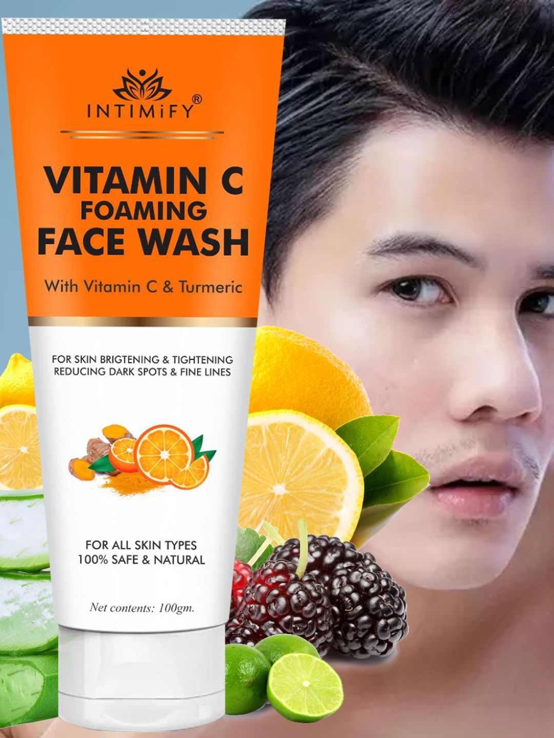 

INTIMIFY Vitamin C Foaming Face Wash - 100 g, White