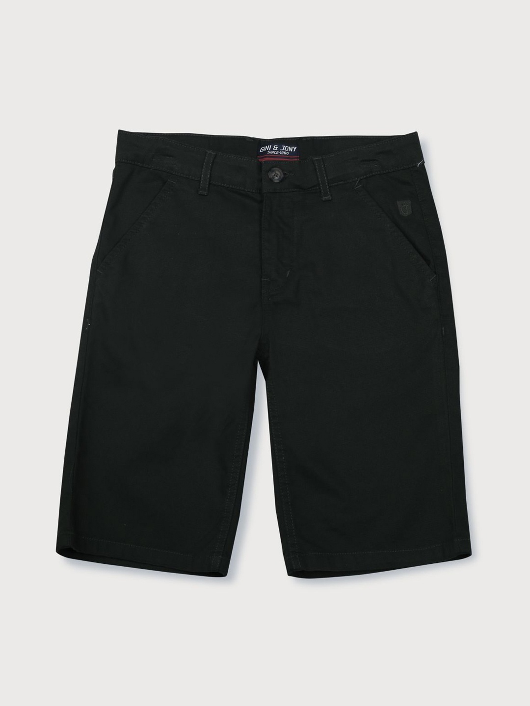 

Gini and Jony Boys Casual Regular Shorts, Black