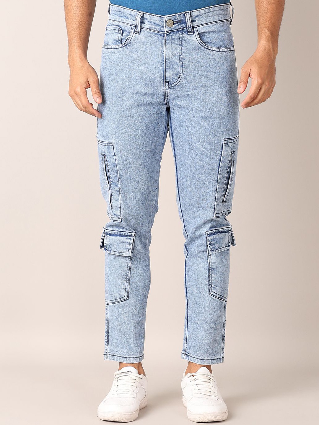 

V-Mart Men Regular Fit Clean Look No Fade Jeans, Blue