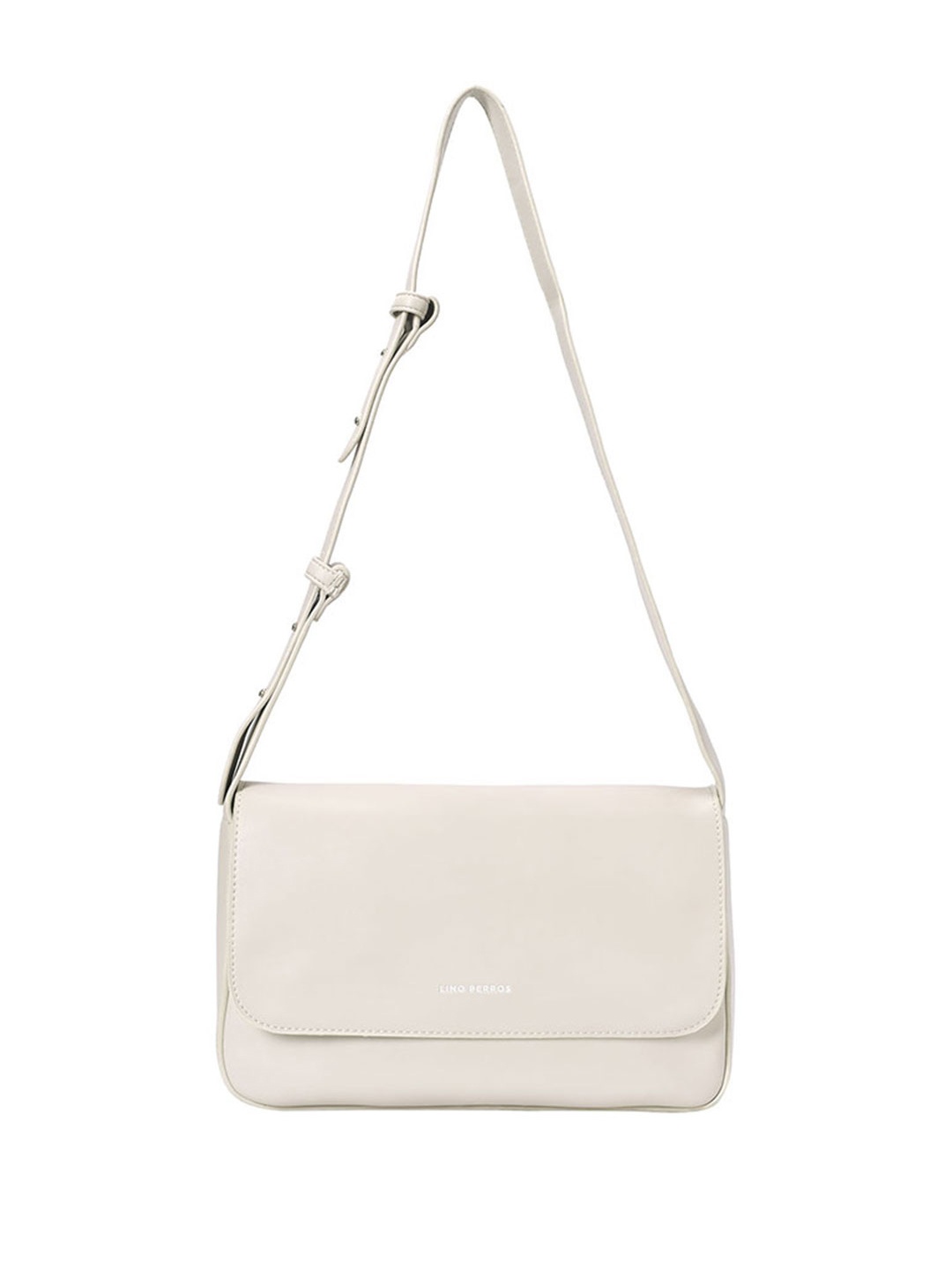 

Lino Perros Structured Sling Bag, Beige