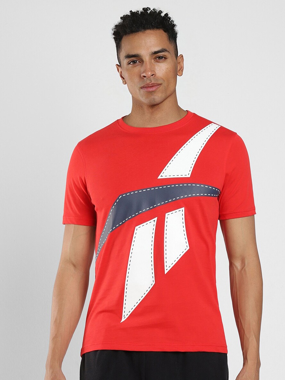 

Reebok Athleisure Pure Cotton T-shirt, Red