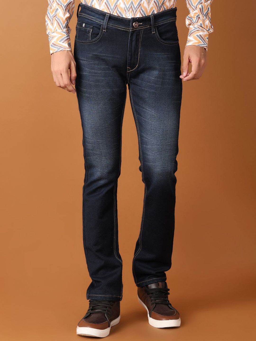 

V-Mart Men Slim Fit Mid-Rise Jeans, Blue