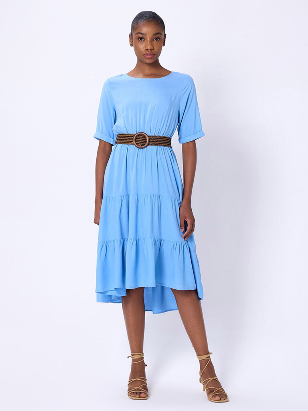 

COVER STORY Fit & Flare Midi Dress, Blue