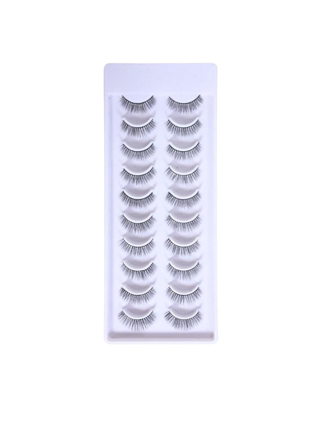 

Rhe Cosmetics Set Of 10 Long & Natural Look 3D False Eyelashes, Black