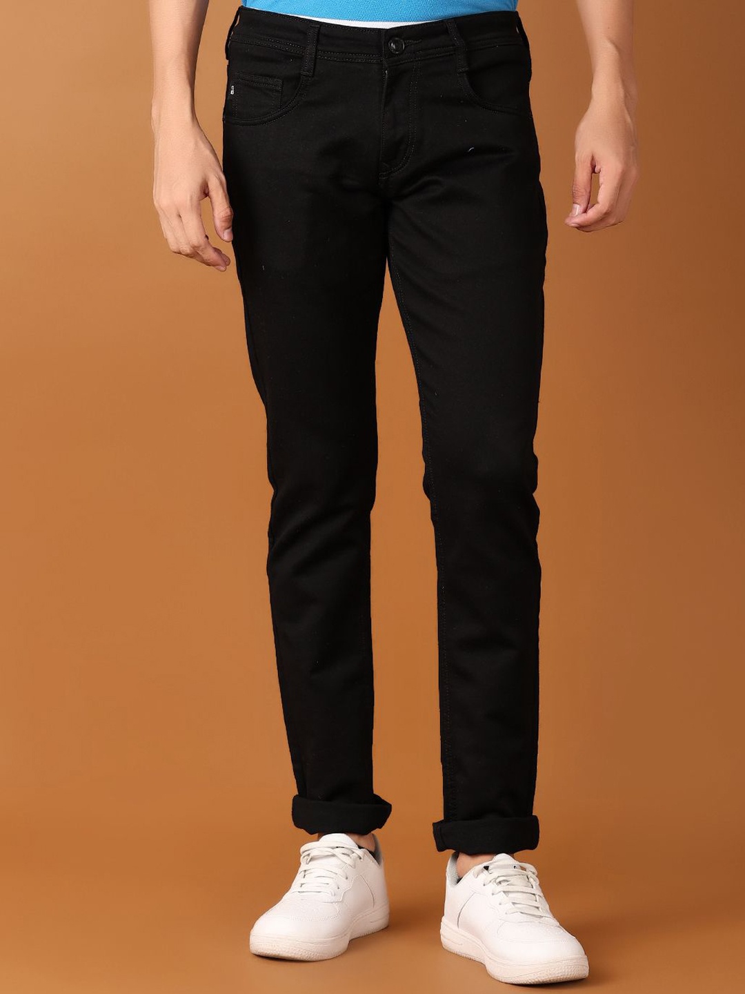 

V-Mart Men Mid-Rise Slim Fit Jeans, Black
