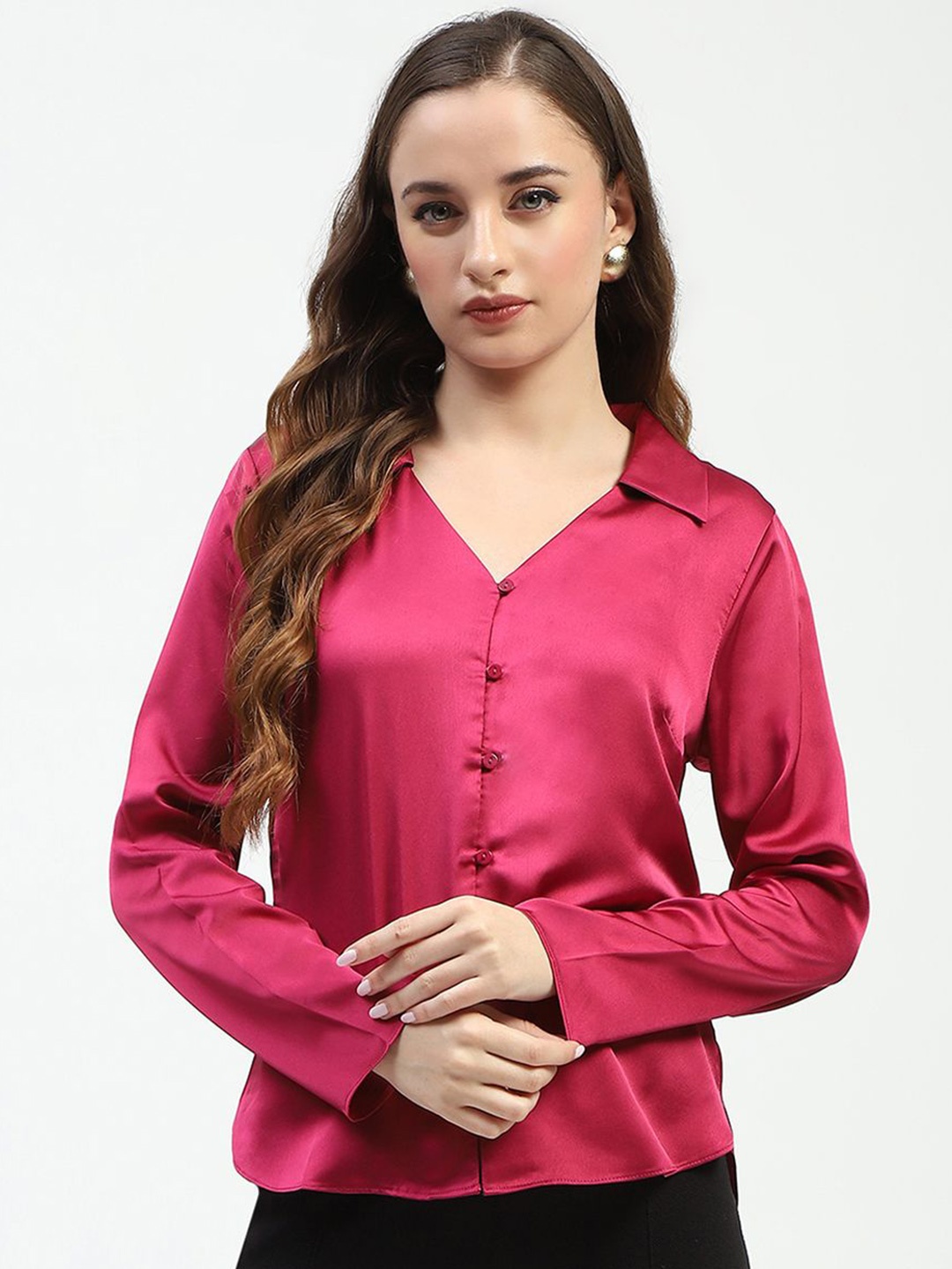 

Madame Shirt Style Top, Pink