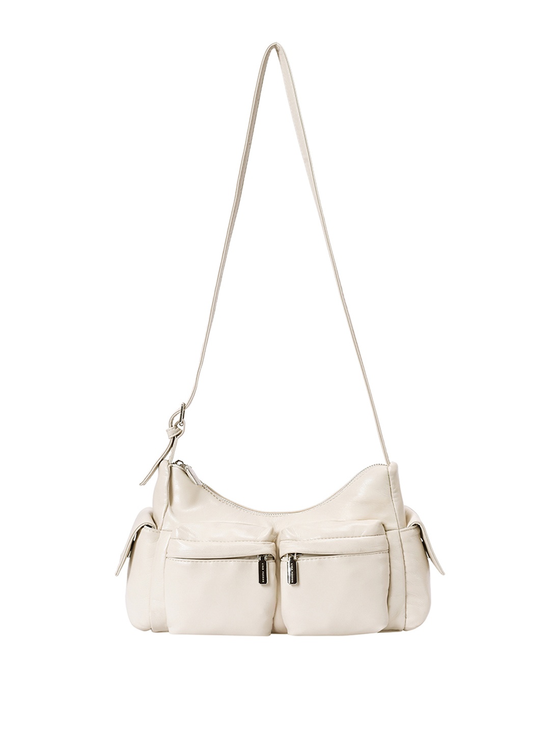 

Lino Perros Structured Sling Bag, Beige