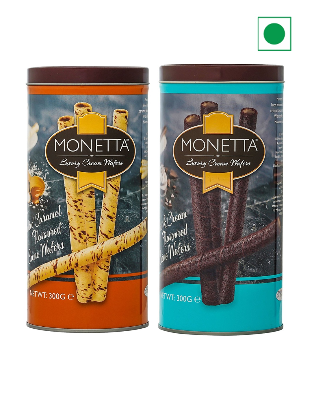 

Monetta Combo Of 2 Salted Caramel Munchies 300 gms, Yellow