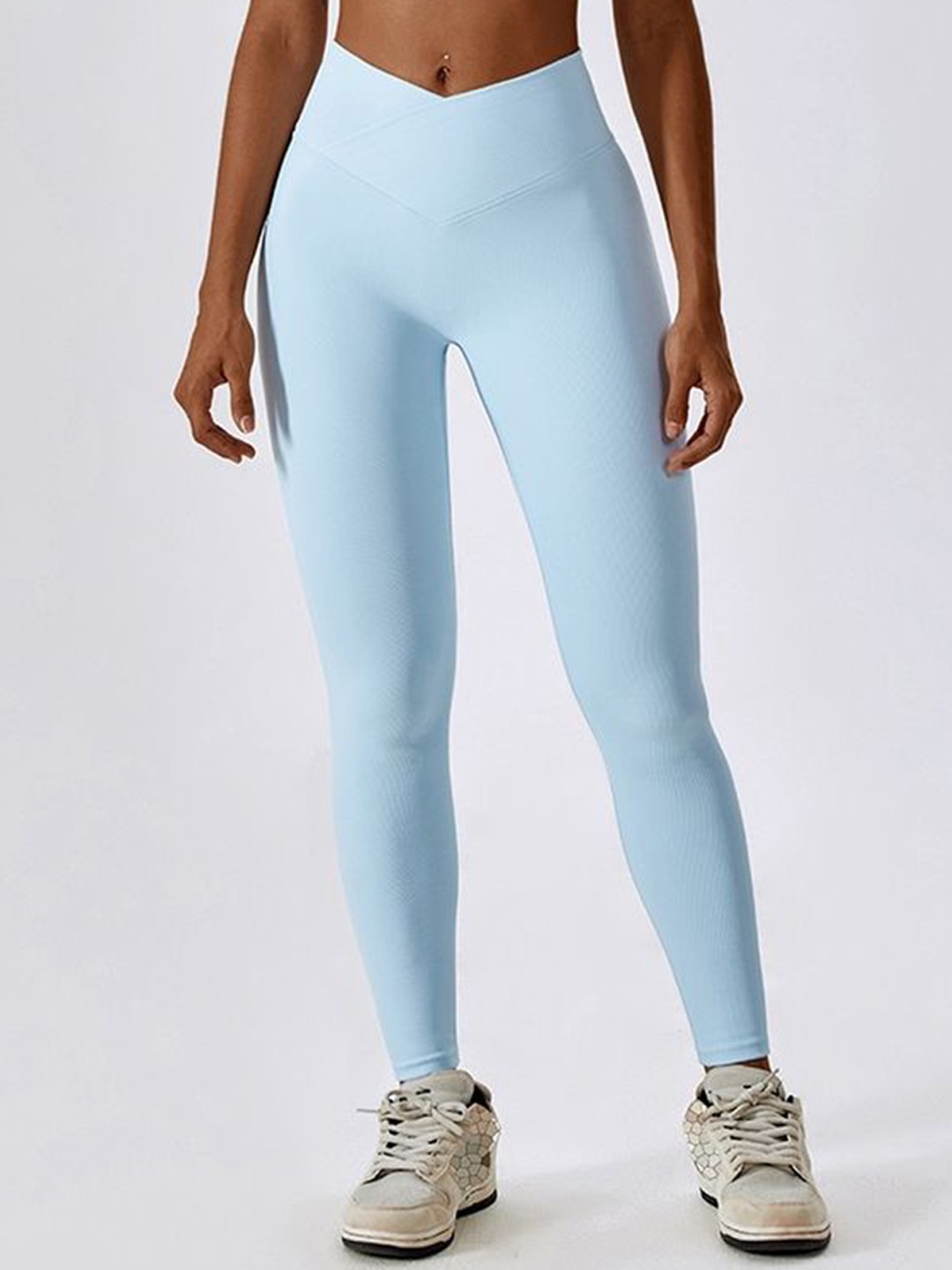 

LULU & SKY Women High-Rise Activewear Tights, Blue