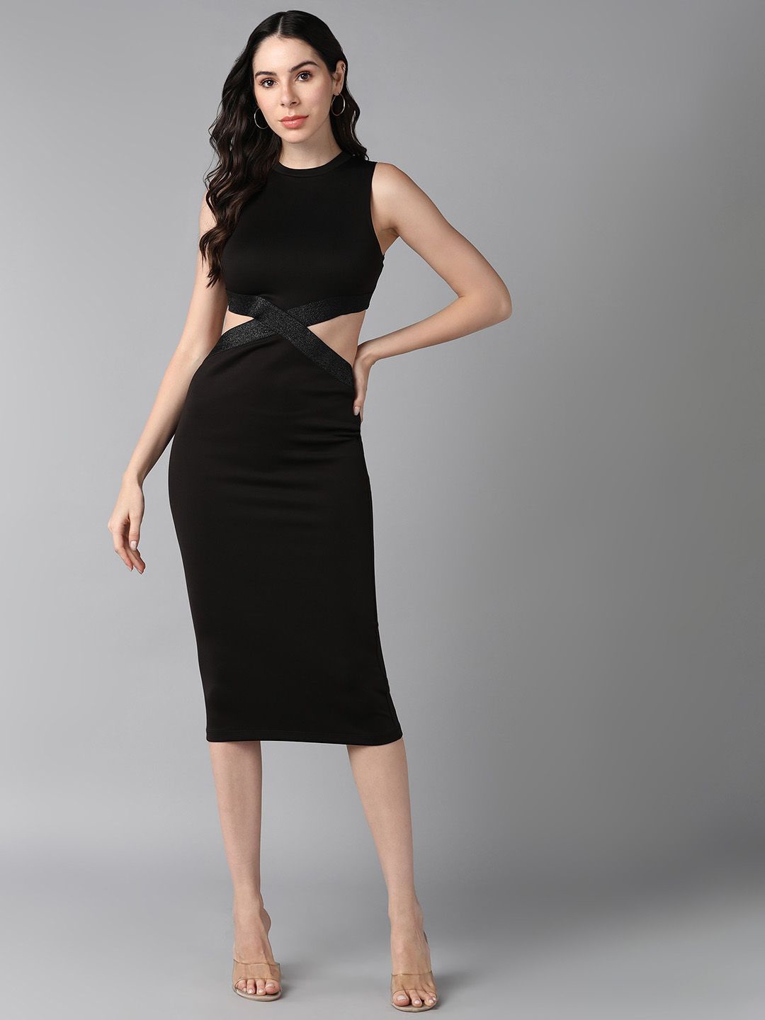 

SAFFE Bodycon Dress, Black