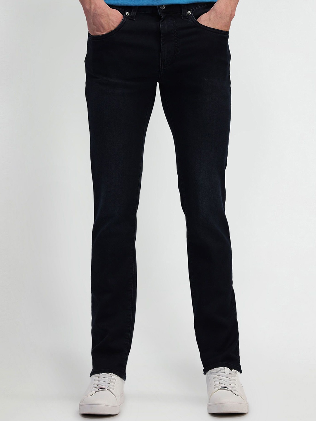 

U.S. Polo Assn. Denim Co. Men Cotton Skin Tight Skinny Fit Stretchable Jeans, Black