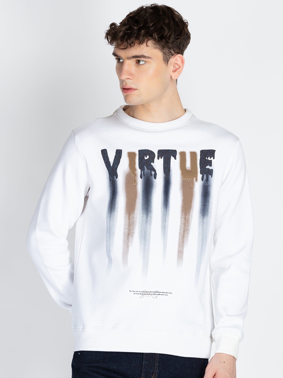

Status Quo Men Sweatshirt, White