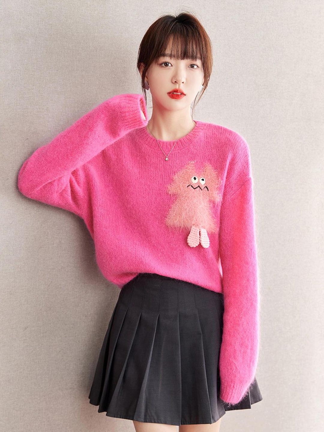 

JC Collection Women Pullover, Rose