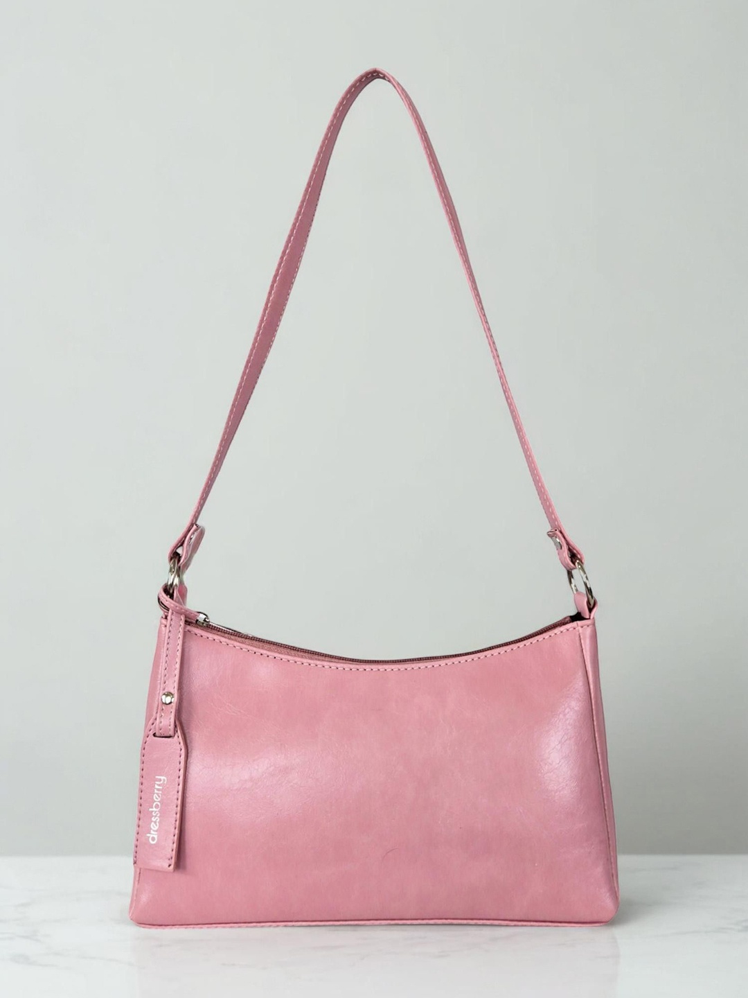 

DressBerry Structured Cosmopolitan Sling Bag, Pink