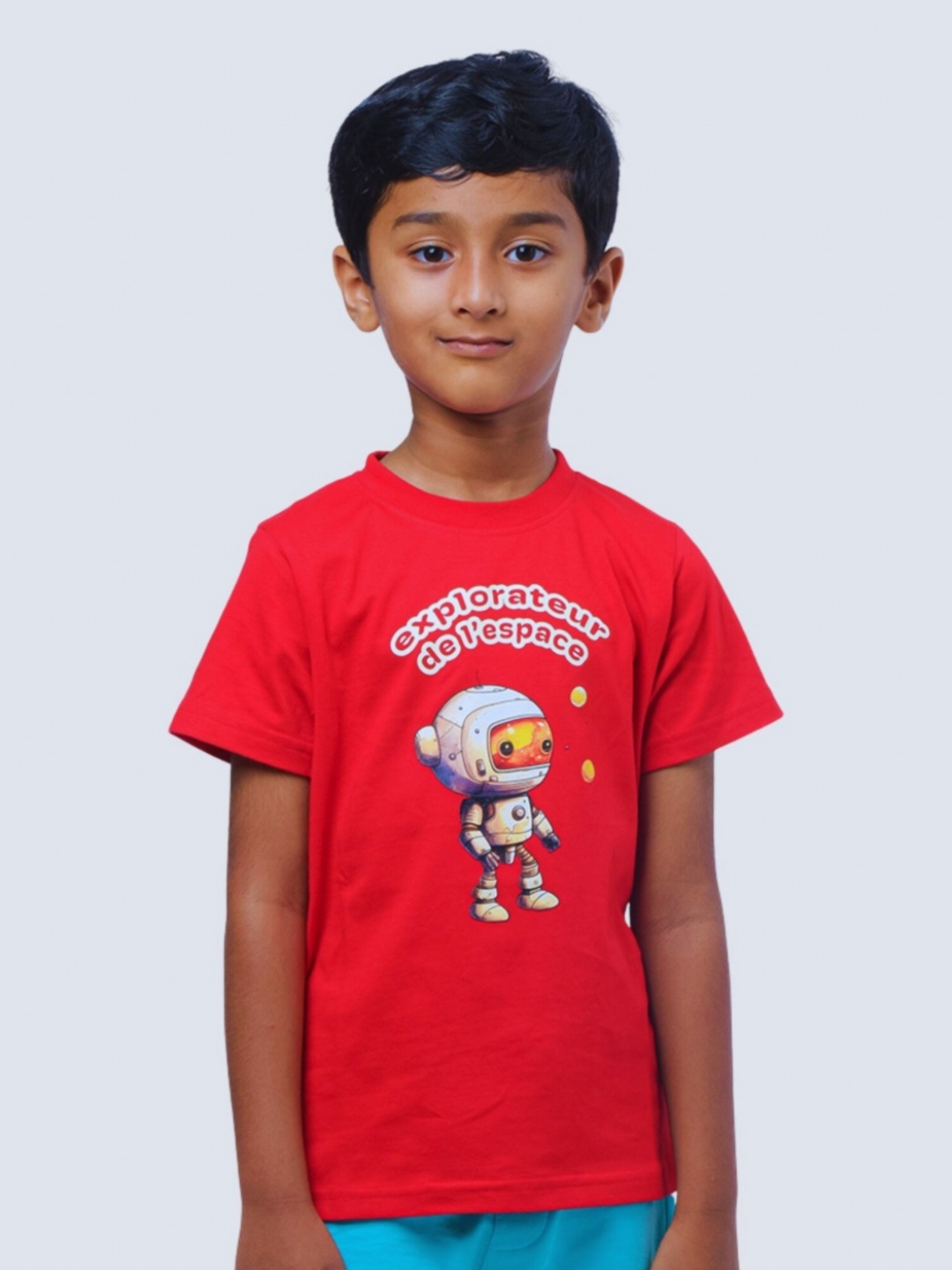 

allorio kids Boys 2 Printed Applique Slim Fit T-shirt, Multi