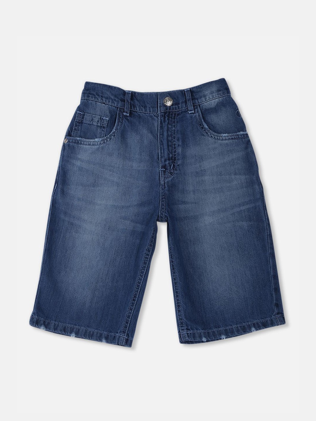 

Gini and Jony Boys Washed Denim Shorts, Blue