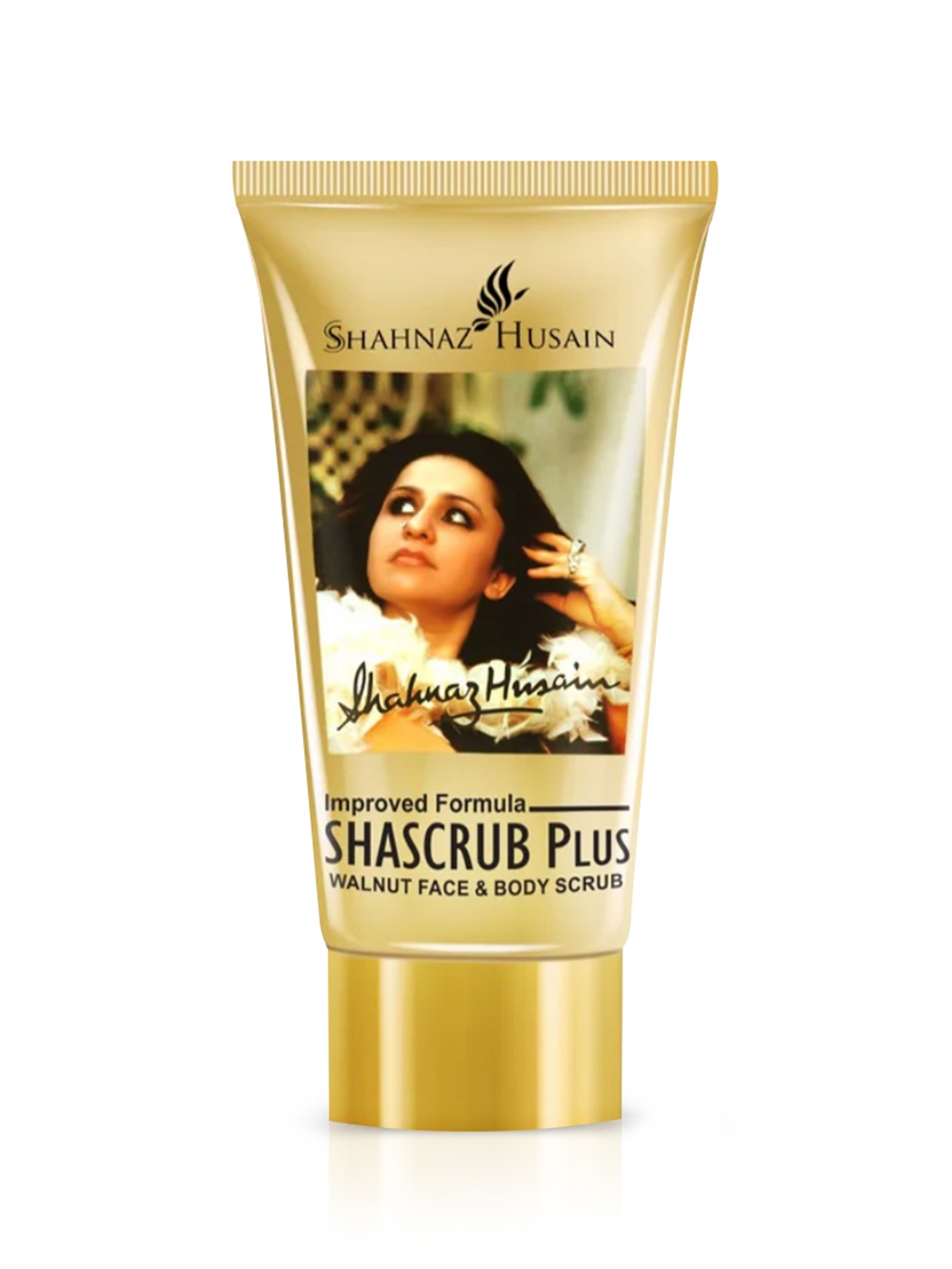 

Shahnaz Husain Shascrub Plus - Walnut Face & Body Scrub - 40 g, Cream