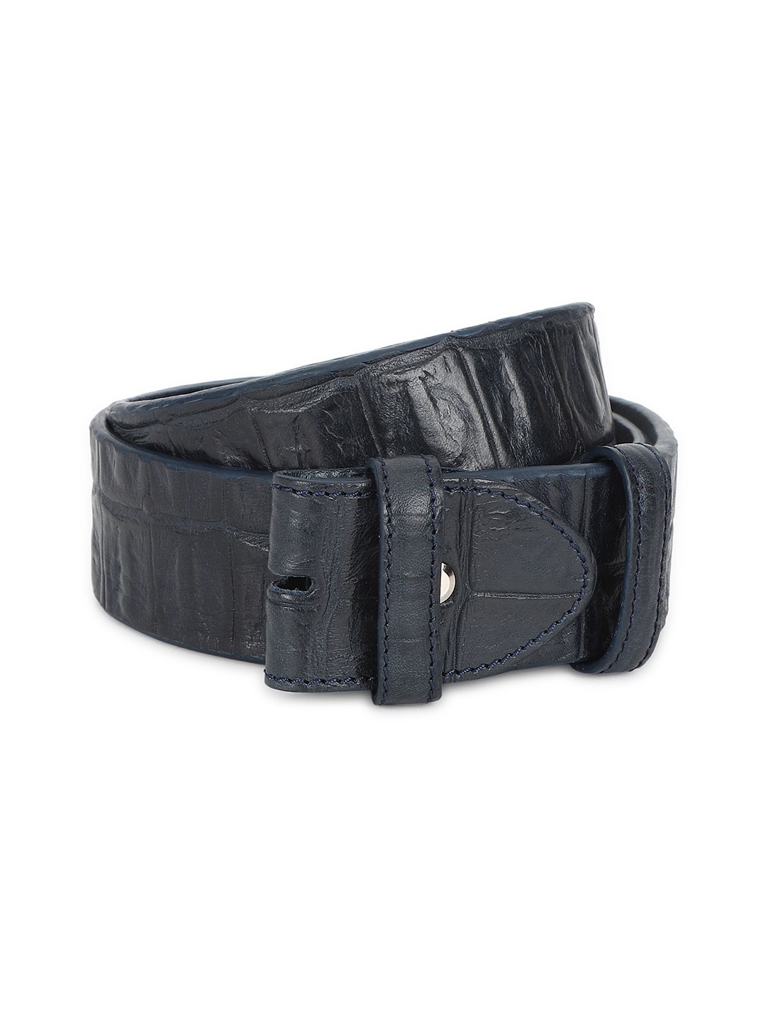 

ELLIOT RHODES Men Textured Leather Belt, Black