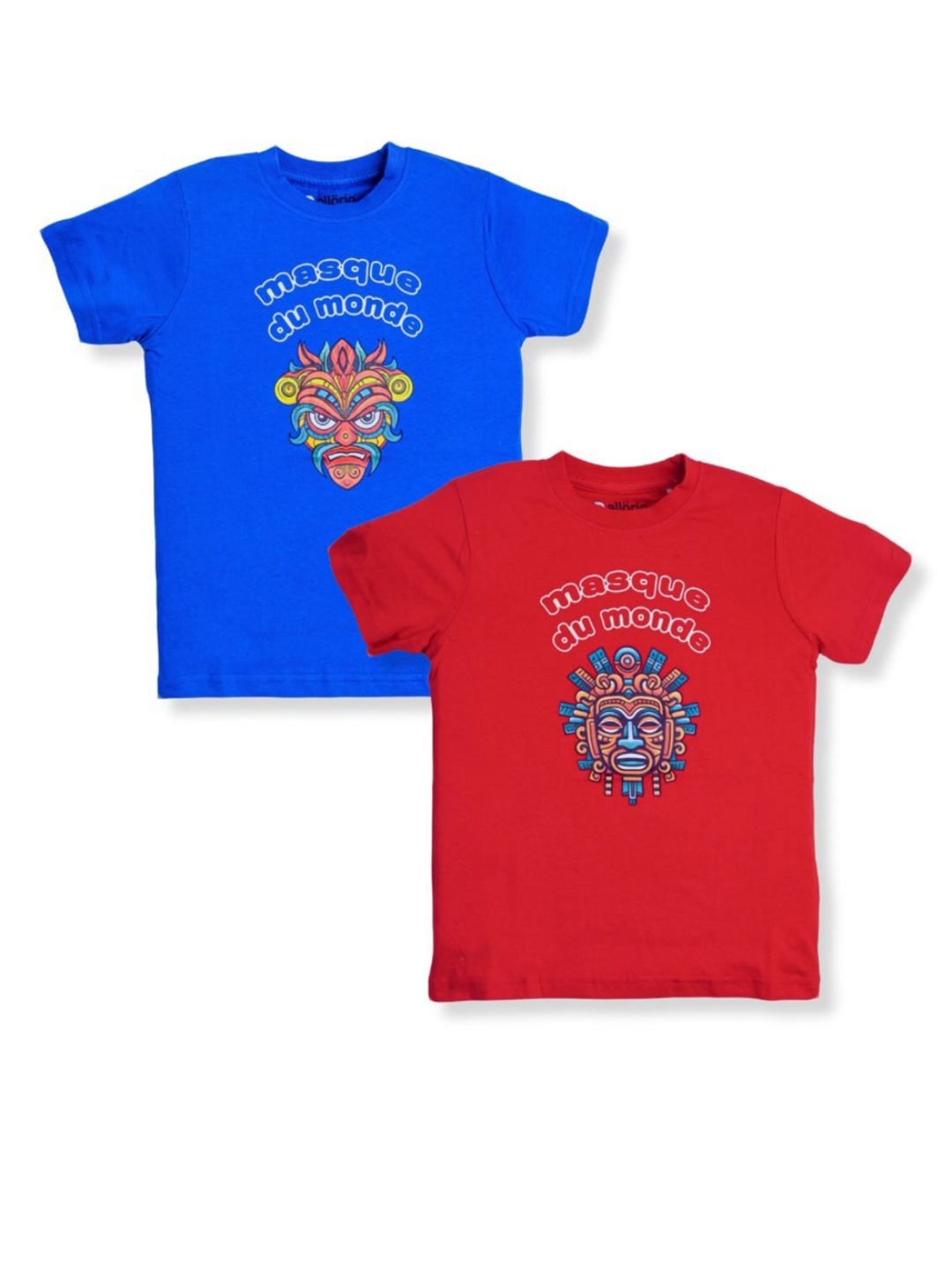 

allorio kids Boys 2 Printed Applique Slim Fit T-shirt, Multi