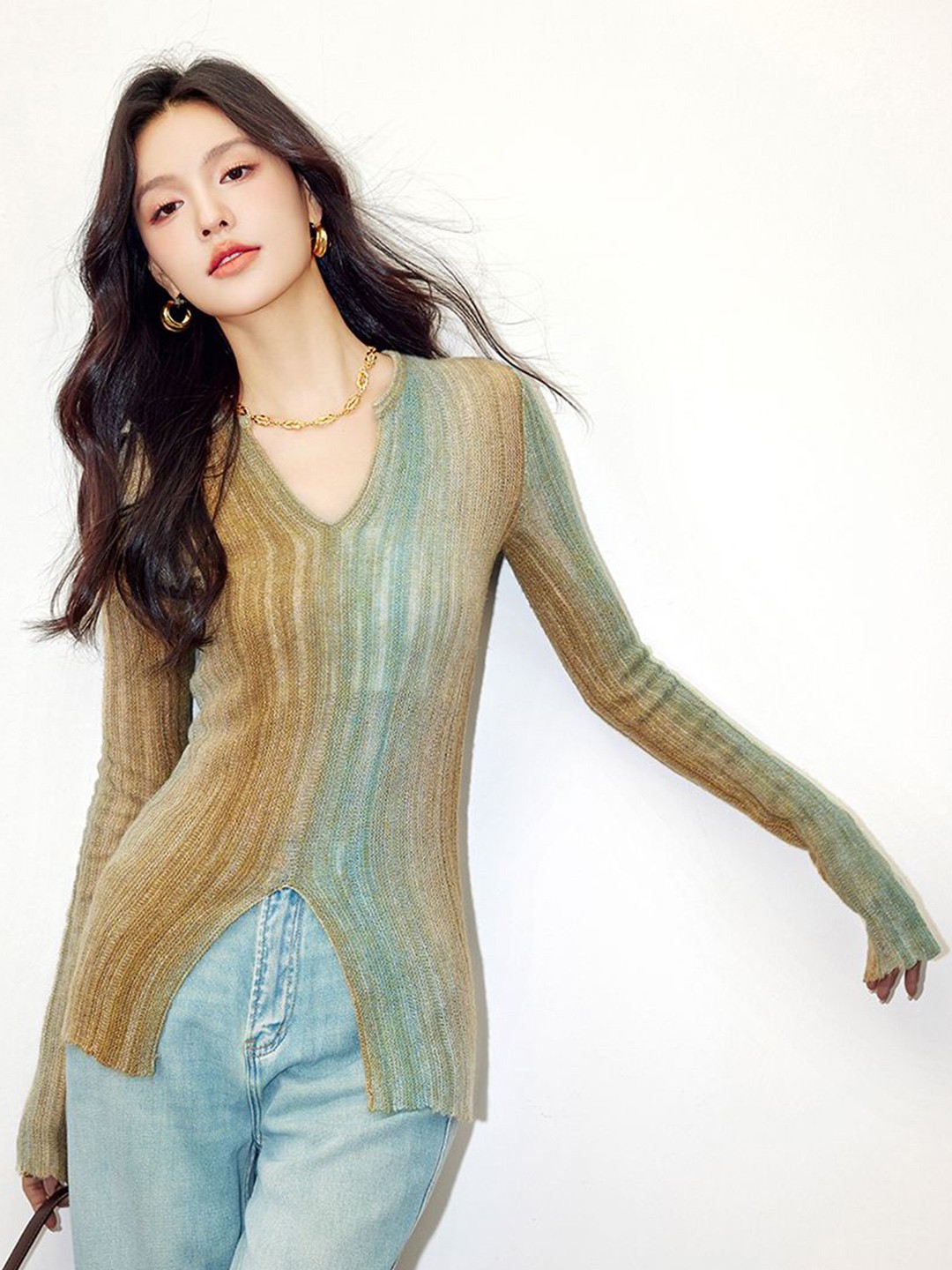 

JC Collection Women Cable Knit Pullover, Brown