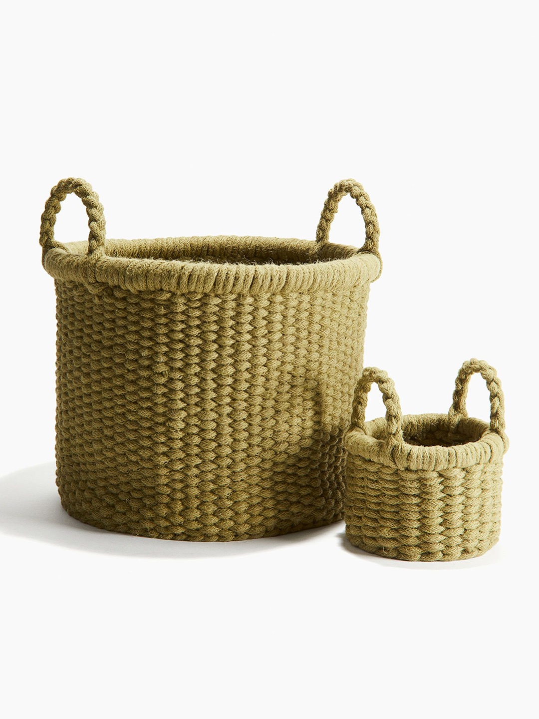 

H&M Green Jute Storage Basket