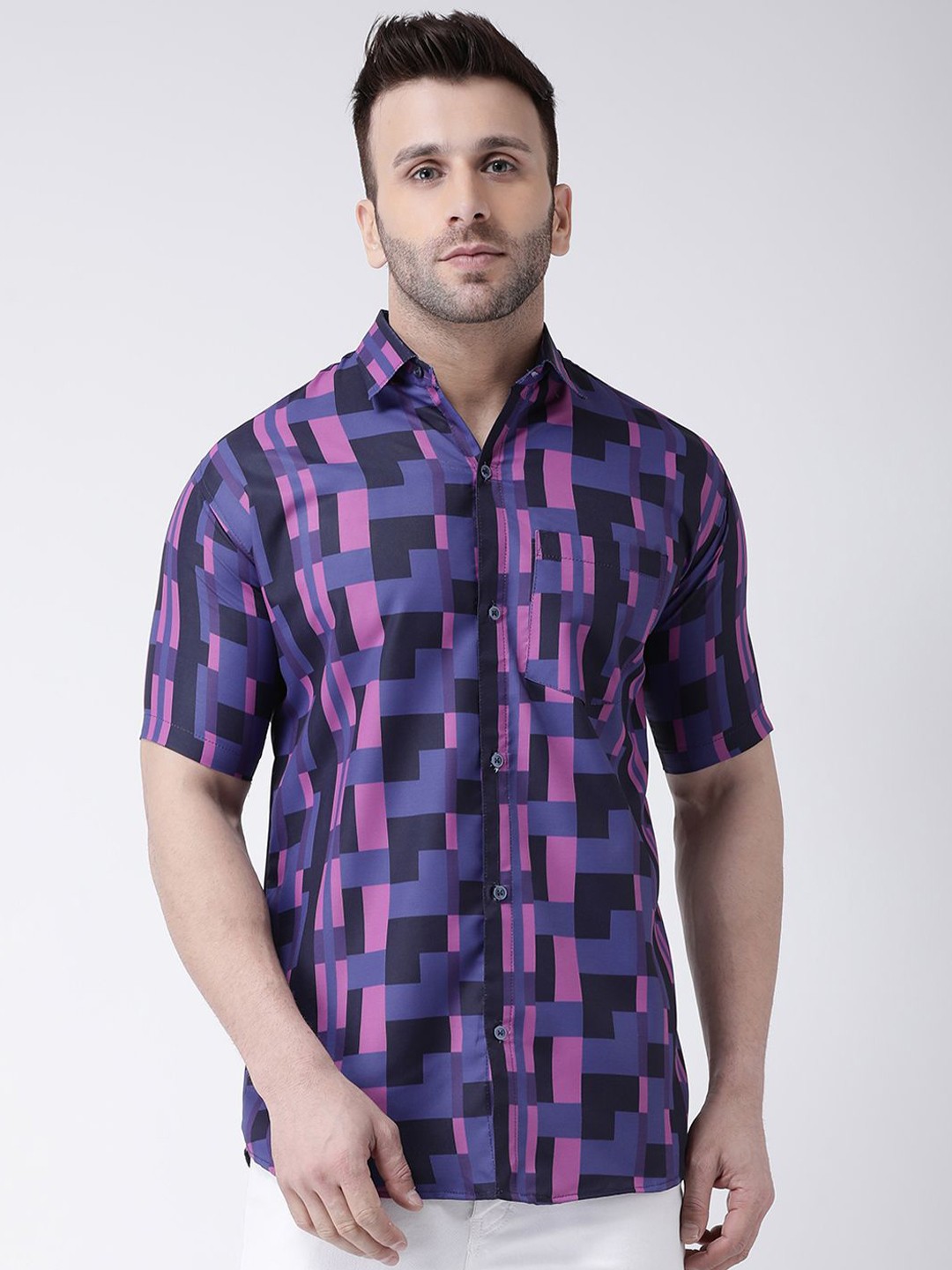 

KLOSET BY RIAG Men Classic Floral Opaque Printed Casual Shirt, Multi