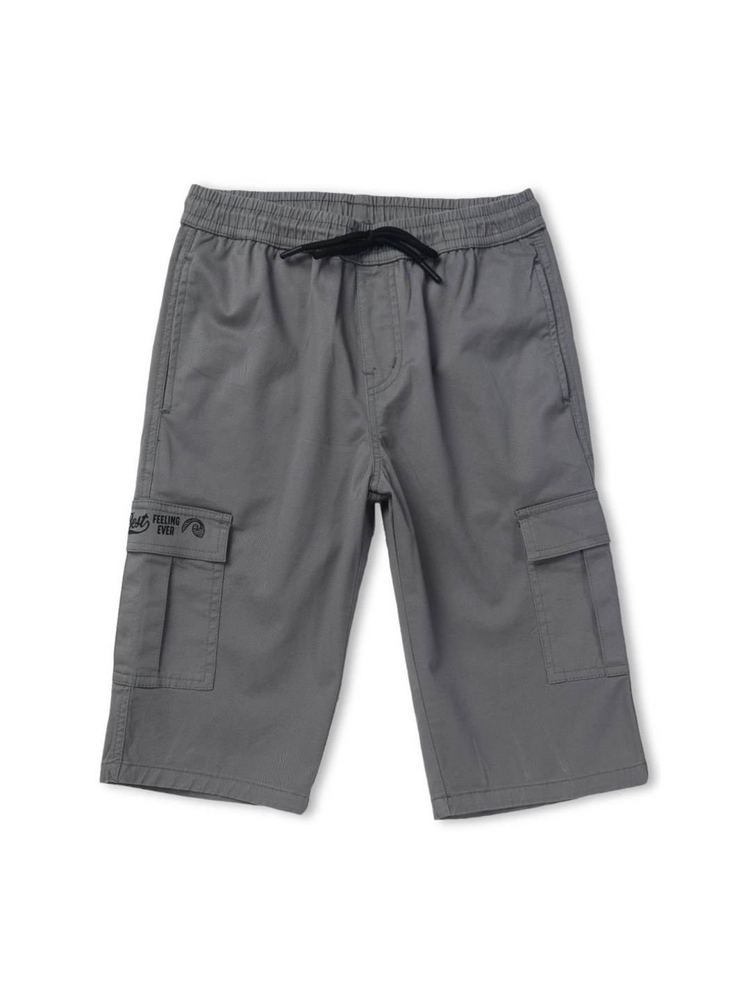 

Gini and Jony Boys Printed Regular Fit Shorts, Grey