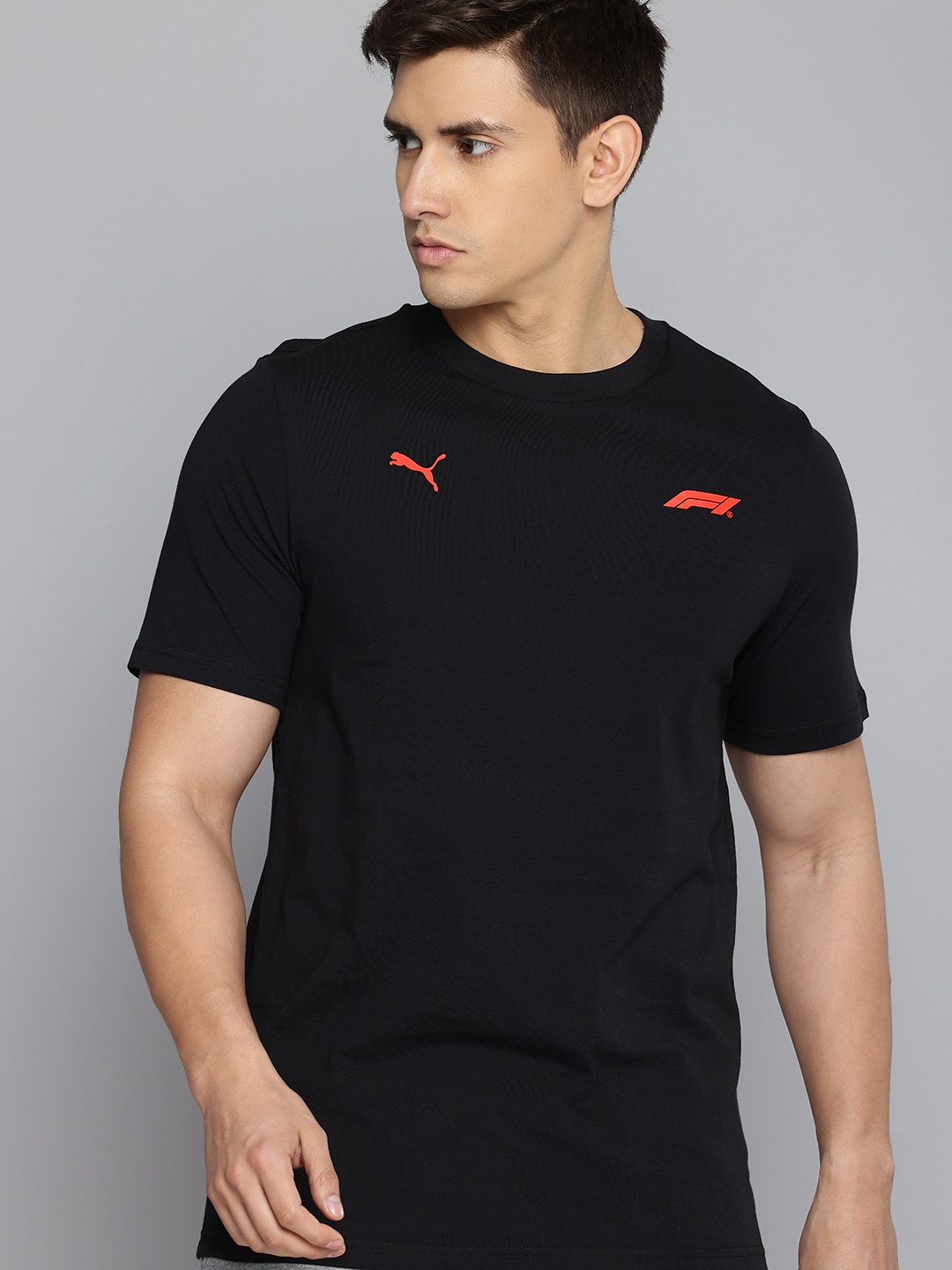 

PUMA Motorsport F1 Small Logo Pure Cotton T-shirt, Black