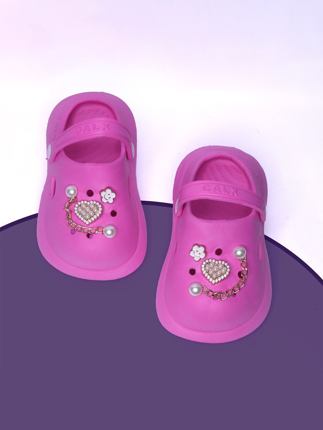 

BAESD Girls Croslite Clogs, Pink