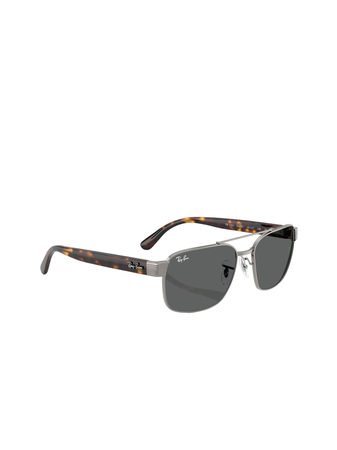 

Ray-Ban Unisex Square Sunglasses with UV Protected Lens, Grey