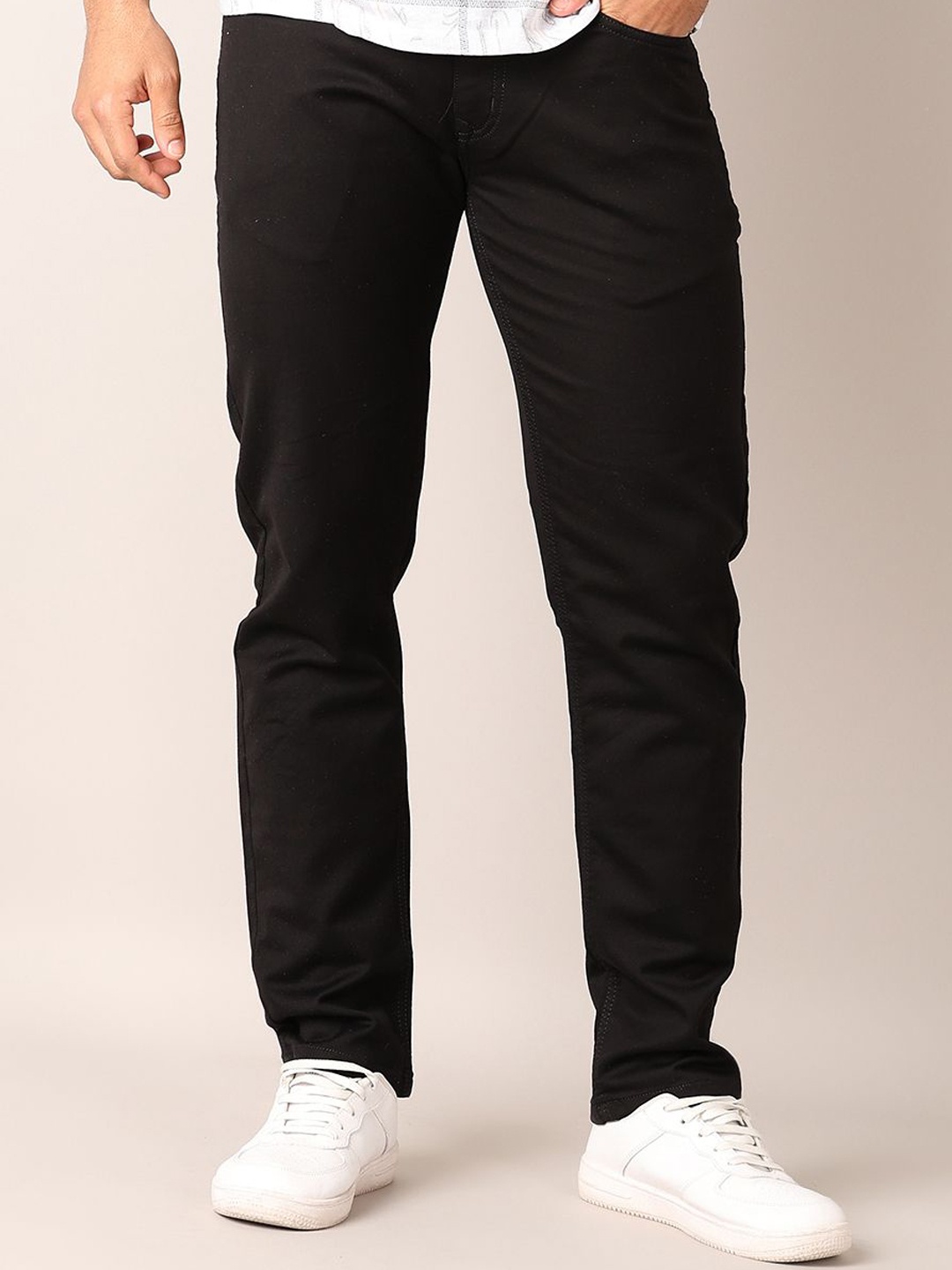 

V-Mart Men Slim Fit Jeans, Black