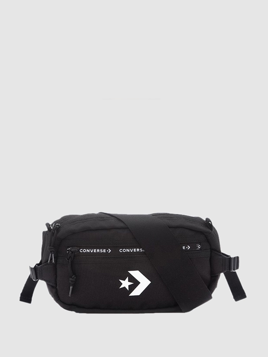 

Converse Brand Logo Printed Waist Pouch, Black