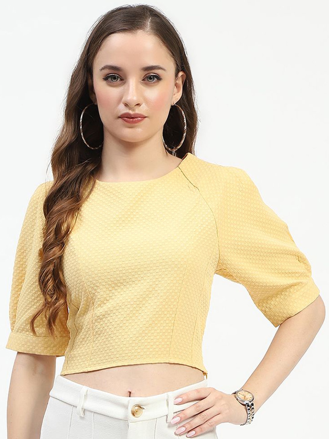 

Madame Crop Top, Yellow