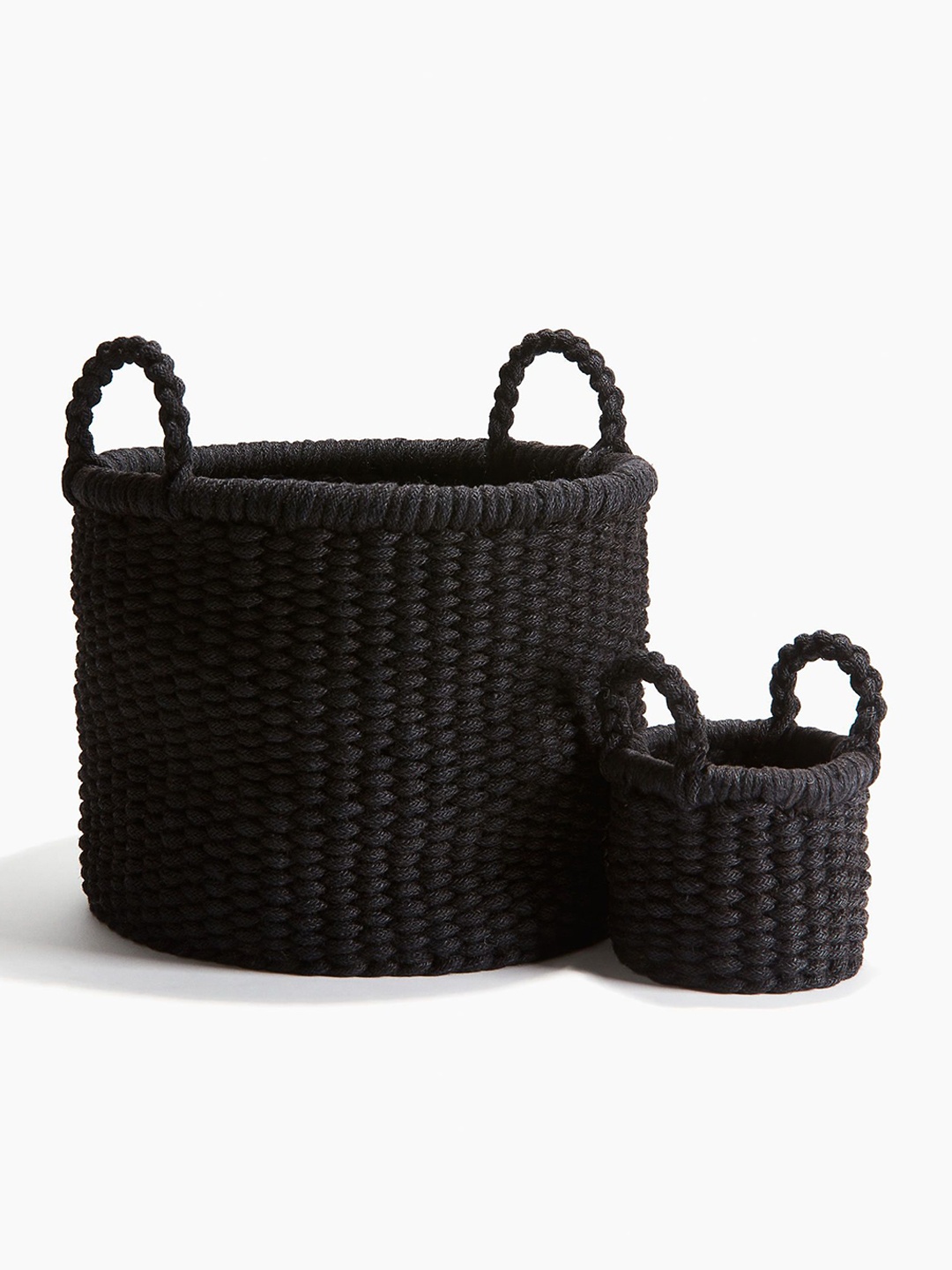 

H&M Black Jute Storage Basket